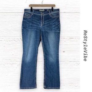 BKE Women’s Size 36 R 36R Denim Jeans Harper Fit Stretch Bootcut Style